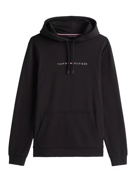 TOMMY HILFIGER Majica temno modra / češnjevo rdeča / črna bela