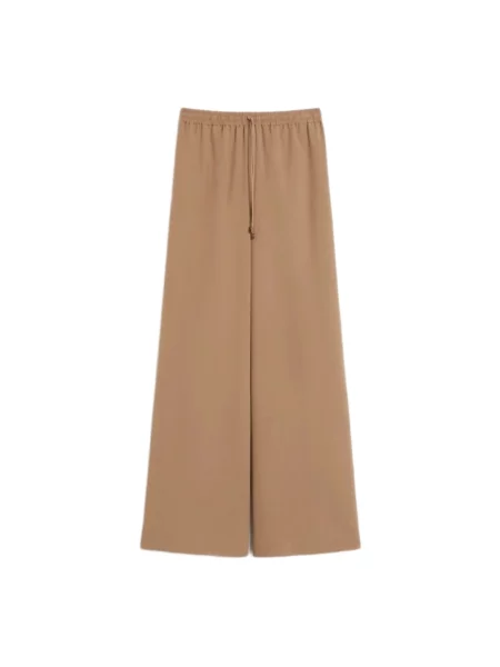 Spodnie Max Mara brązowe