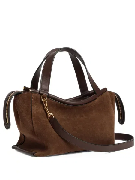 Semišová shopper kabelka Wandler hnědá