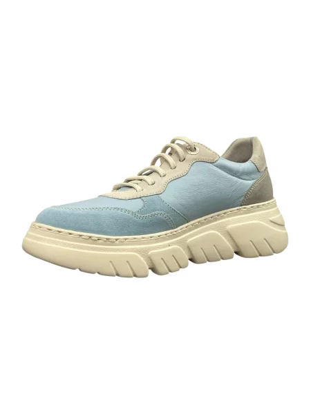 Sneakersy Callaghan skórzane niebieskie