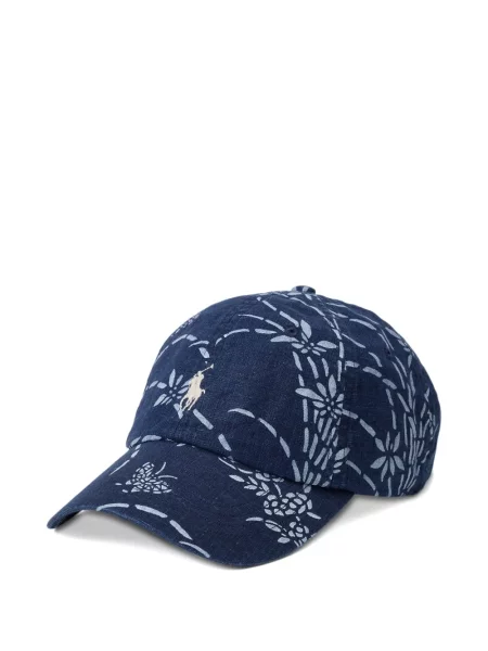 Pledas raštuotas piniginė Polo Ralph Lauren poplinas mėlyna