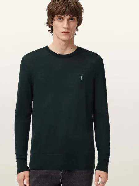 Вовняний светр Allsaints зелений