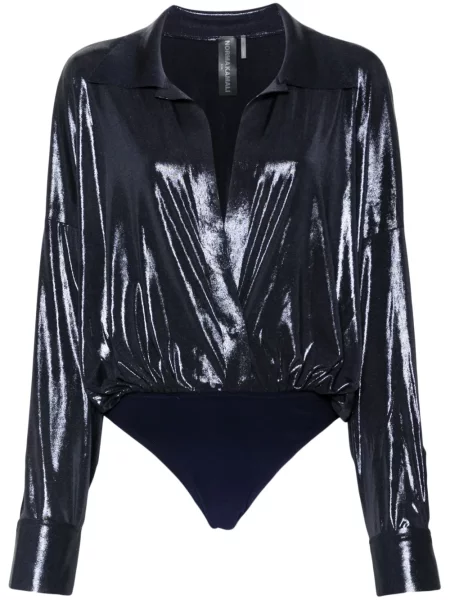 Koszula Norma Kamali niebieska