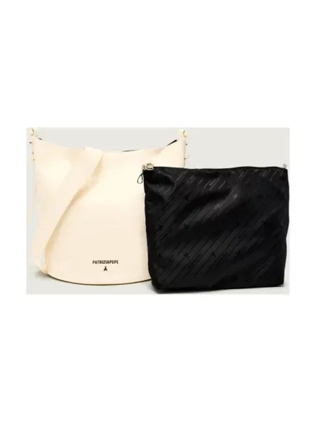 Patrizia Pepe De piele geantă tip sac + borsetă