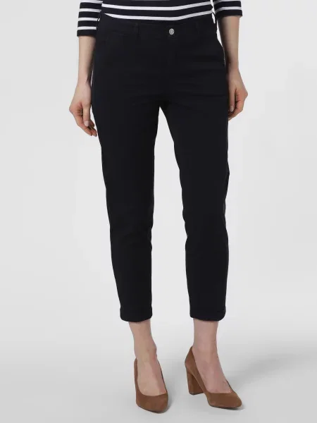 MAC Pantaloni eleganți Summer Spirit marin albastru