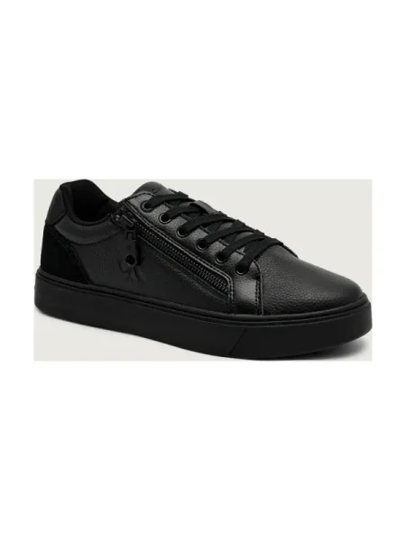 Calvin Klein Teniși din piele CLASSIC negru