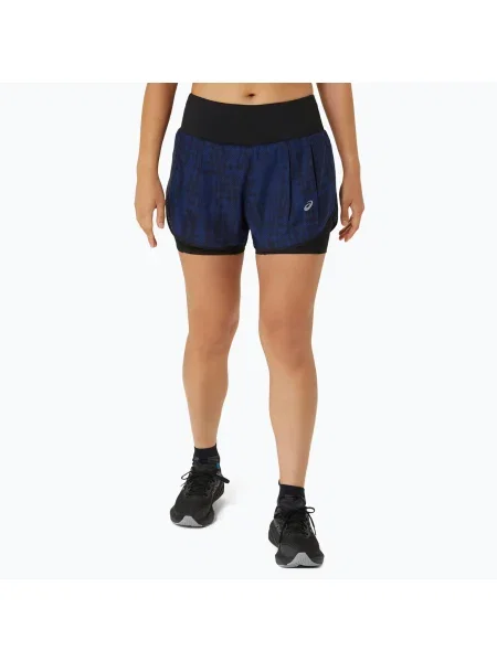 Дамски шорти за бягане ASICS Road midnight синьо