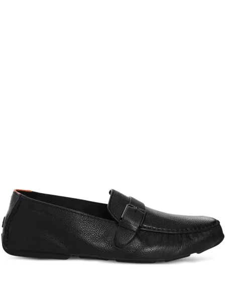 Pantofi loafer Santoni negru