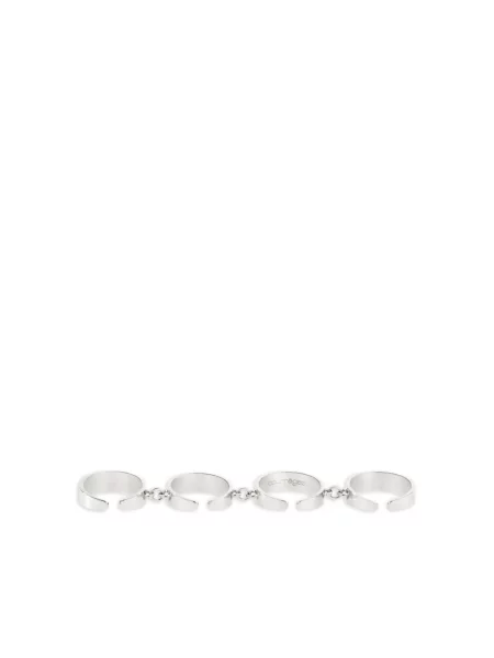 Inel Courreges argintiu