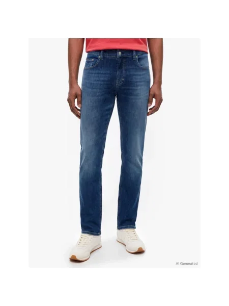 Blugi Tommy Jeans albastru