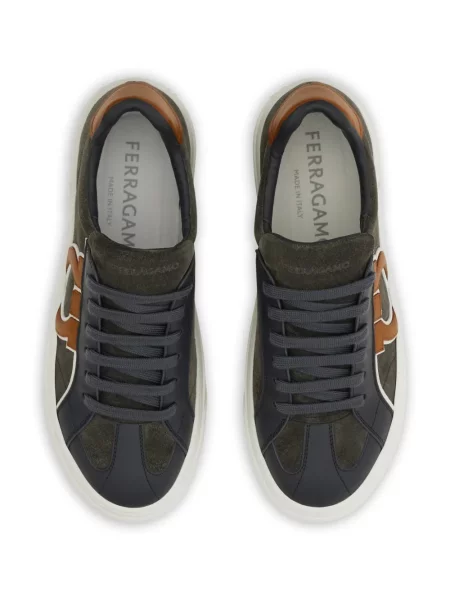 Sneakerși Ferragamo verde