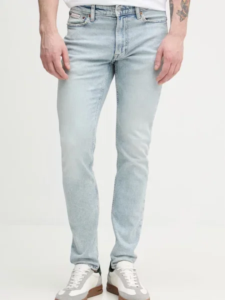 Calvin Klein Jeans blugi slim fit pentru bărbați albastru