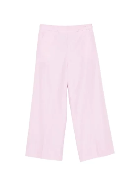 Pantaloni Rosso 35 cu picior lat roz