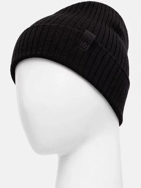 Шерстяная шапка Helly Hansen черная