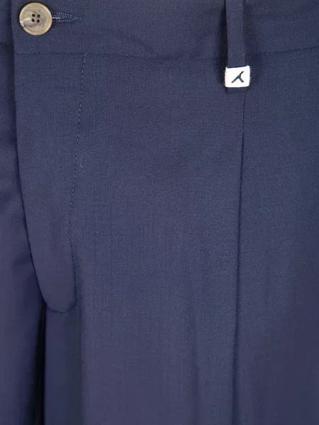 Pantaloni Myths de lână albastru