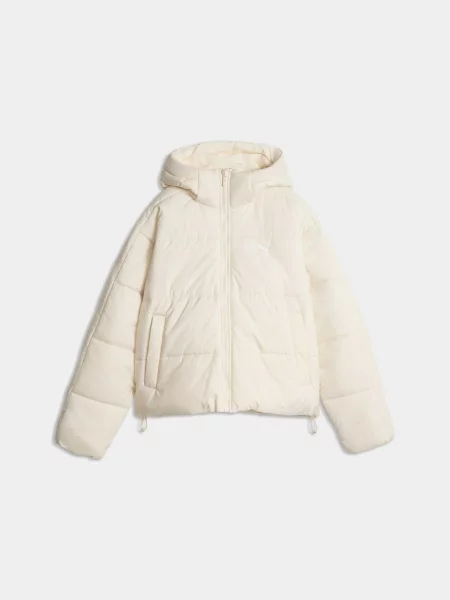Демісезонна куртка PUMA Ess Relaxed Padded Jacket W комбінований верх білий