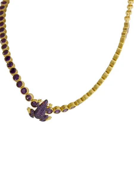 Colier Begüm Khan violet
