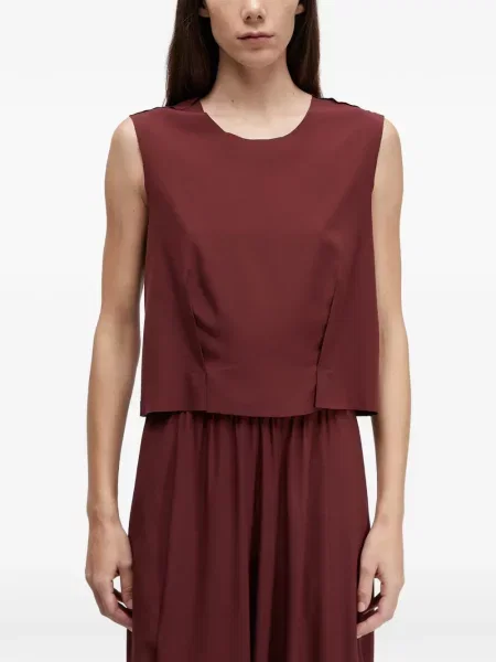 Bluză Osklen fără mâneci roșu