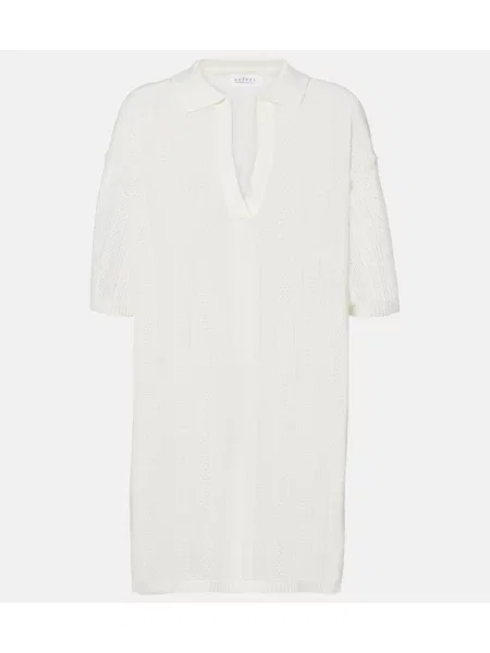 Zamatové šaty Velvet biela