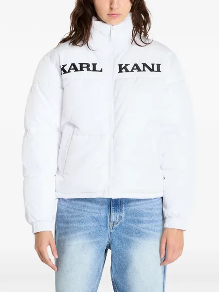 Geacă cu puf Karl Kani retro cu autograf alb
