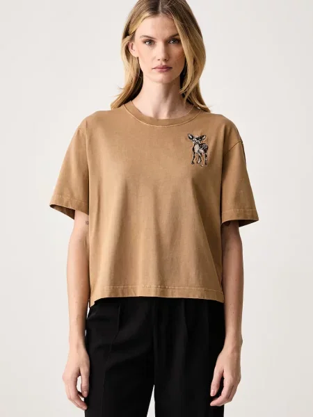 MUNTHE T-shirt brązowa