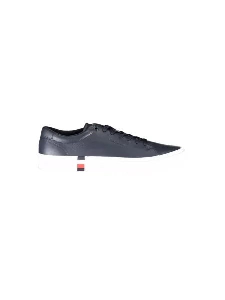 Trampki Tommy Hilfiger skórzane niebieskie