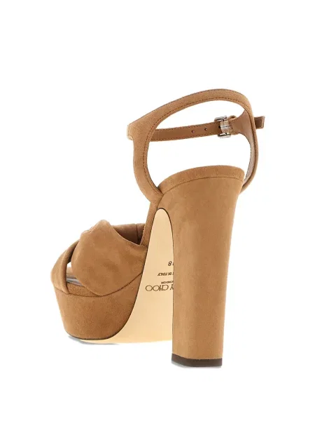 Sandale Jimmy Choo din piele de căprioară maro