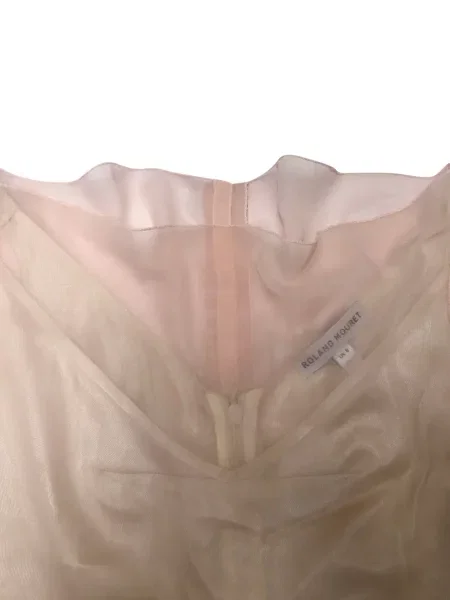 Rochie Rm By Roland Mouret din șifon de costum roz