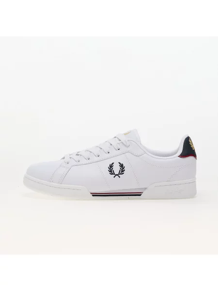 Sneakerși Fred Perry alb