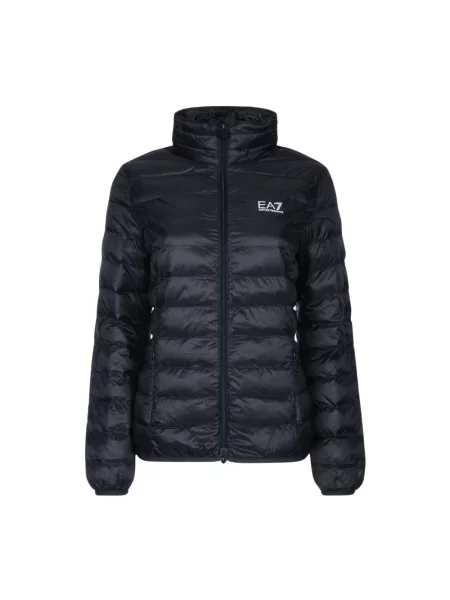 Kurtka bomber Emporio Armani Ea7 z logo czarny