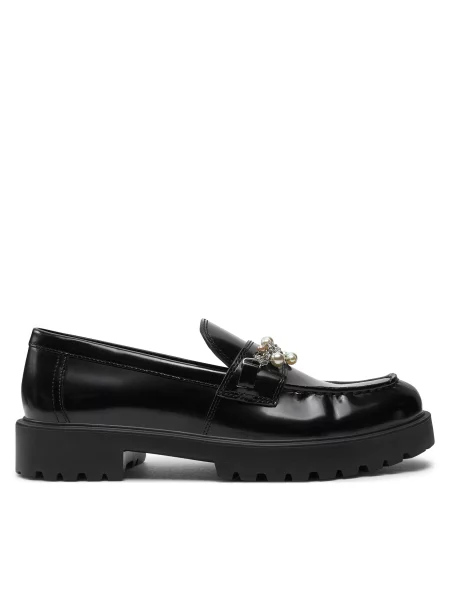 Loaferke Tory Burch Embellished Classic Lug Loafer črna