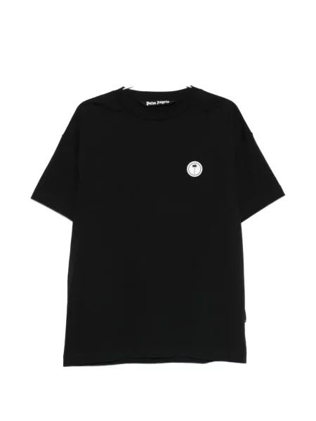 Tricou Palm Angels cu autograf negru
