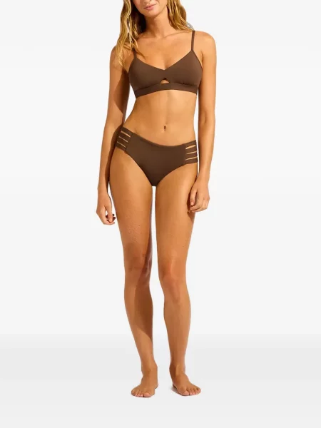 Sutien Seafolly cu bretele maro