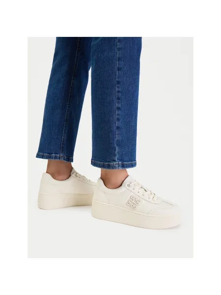 Sneakersy Nine West Krémová