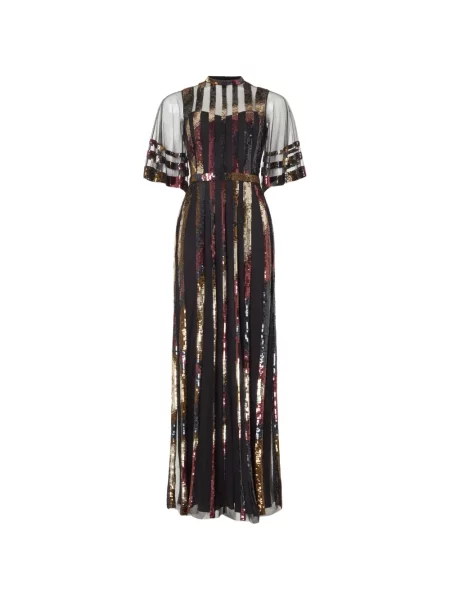 Rochie Temperley London cu paiete negru
