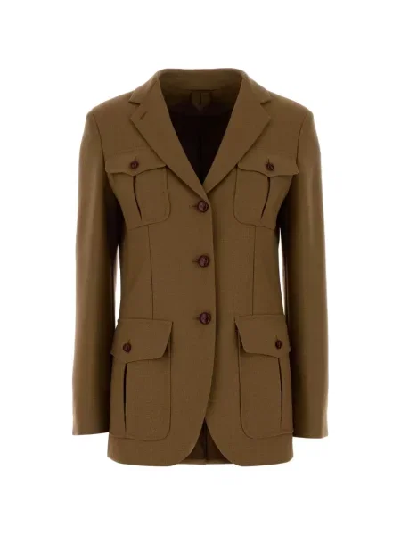 Sacou Max Mara de lână maro