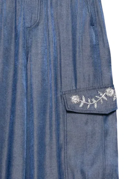 Spodnie Liu Jo niebieskie