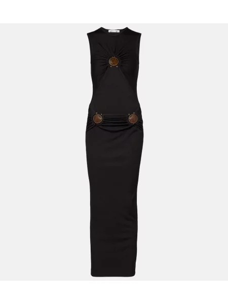 Maksi sukienka maxi Christopher Esber garniturowa czarna