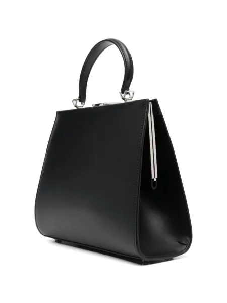 Geantă shopper Armarium din piele negru