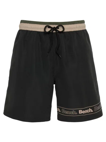 BENCH Kratke kopalne hlače bež / oliva črna