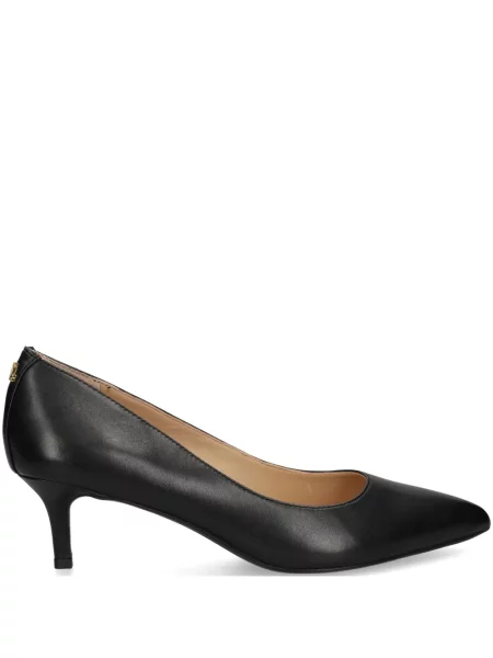 Pantofi cu toc Lauren Ralph Lauren negru