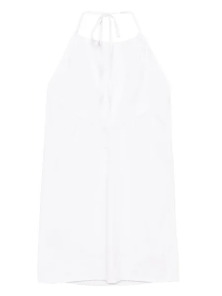 Rochie James Perse din poplin de costum alb