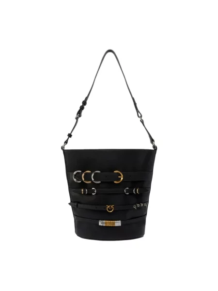 Torebka bucket Pinko czarna