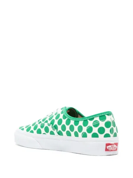 Sneakerși Vans Authentic cu buline verde