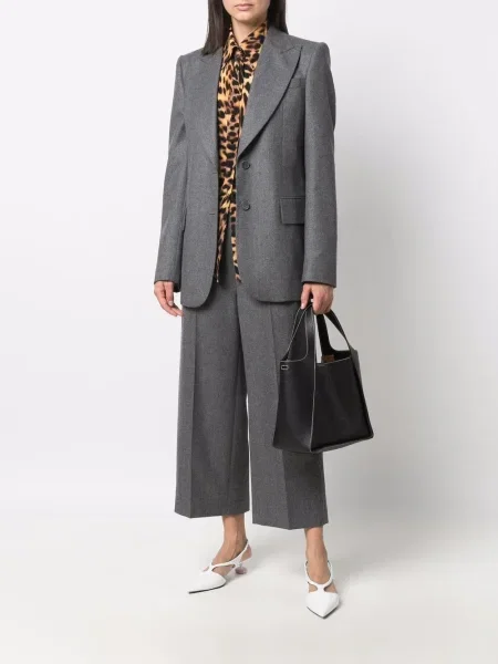 Cămașă Stella Mccartney cu imagine cu model leopard maro