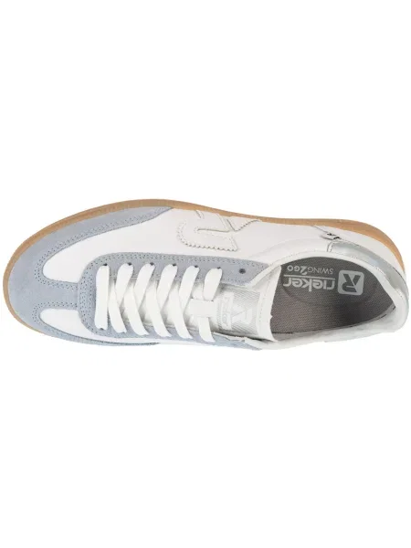 Sneakerși Rieker alb