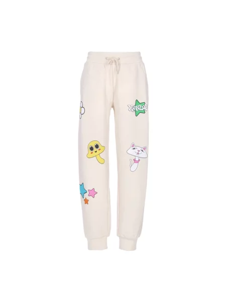 Lekkie spodnie dresowe Ripndip beżowe