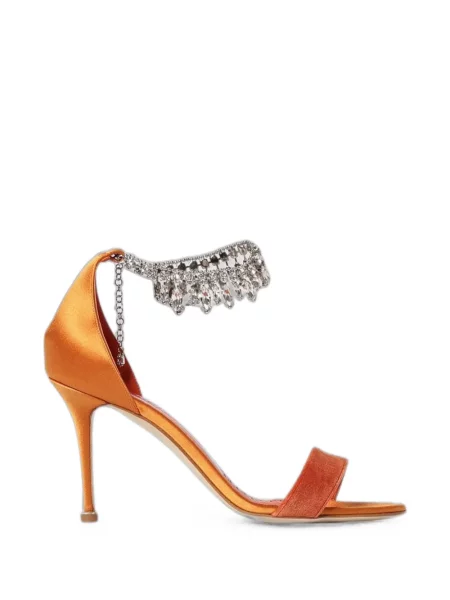 Sandale Manolo Blahnik portocaliu