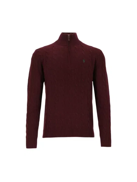Sweter Polo Ralph Lauren wełniany czerwony