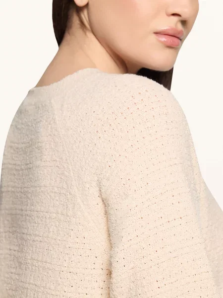 Cartoon Sweter Z Rękawami rosa